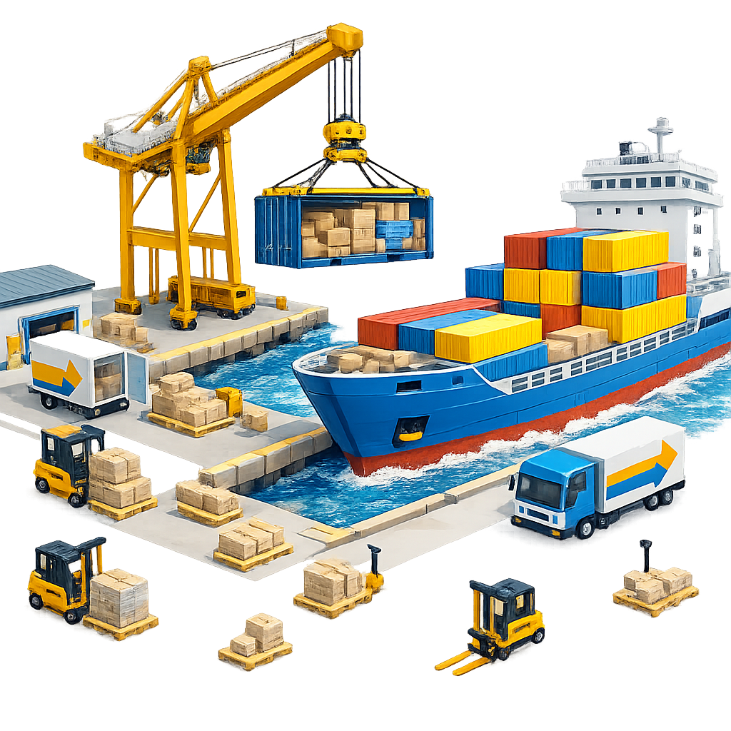 LCL (Less than Container Load)